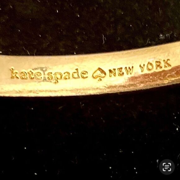 APV Kate Spade Gold tone Push -close High Polish Bracelet. - Picture 6 of 8